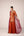 Rust orange zardozi embroidered kurta sharara set