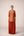 Rust orange zardozi embroidered kurta sharara set