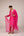 Fuschia pink zardozi  embroidered kurta pants set