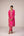 Fuschia pink zardozi  embroidered kurta pants set