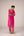Fuschia pink zardozi  embroidered kurta pants set
