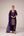 Purple wine zardozi  embroidered kurta pants set