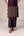 Purple wine zardozi  embroidered kurta pants set