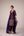 Purple wine zardozi  embroidered kurta pants set