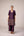 Purple wine zardozi  embroidered kurta pants set