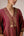 Pink wine zardozi embroidered kurta pants set