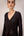 Black applique embroidered kurta trouser set