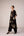 Black applique embroidered kurta trouser set
