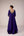 Purple zardozi embroidered kurta pants set