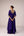 Purple zardozi embroidered kurta pants set