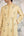 Neutral Yellow Kurta & Waistcoat Set.