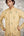 Neutral Yellow Kurta & Waistcoat Set.