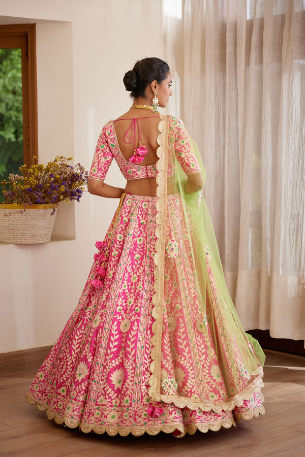 Pink Lehenga Set.