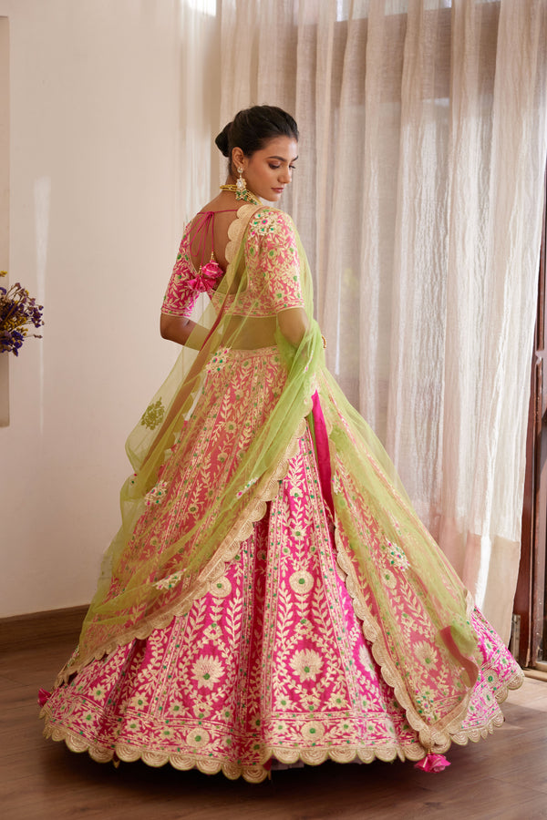 Pink Lehenga Set.