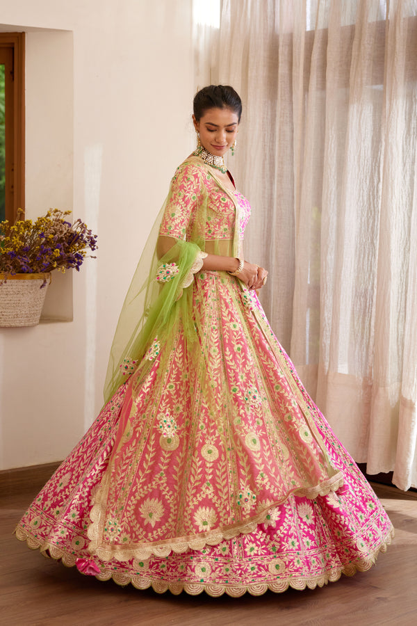 Pink Lehenga Set.