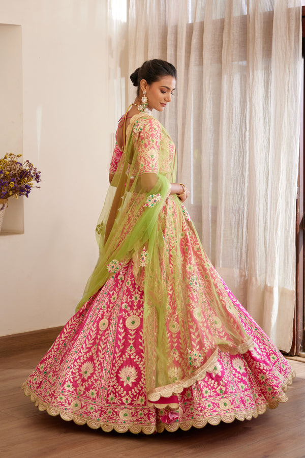 Pink Lehenga Set.