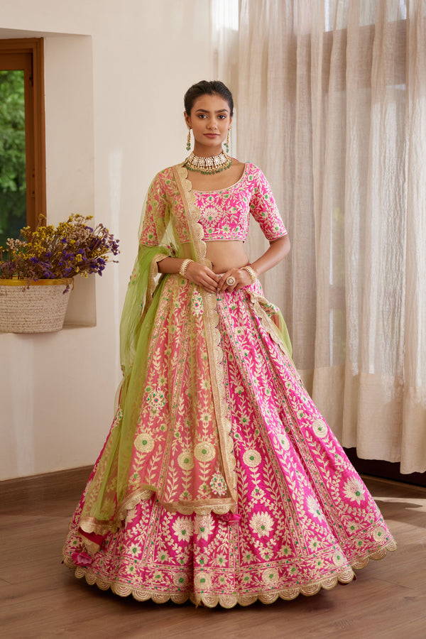 Pink Lehenga Set.