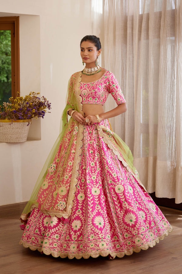 Pink Lehenga Set.