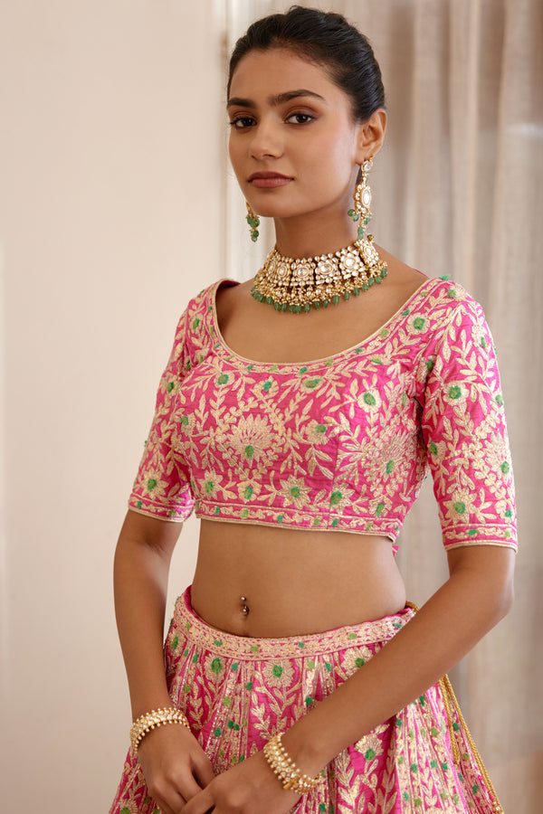 Pink Lehenga Set.