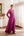 Wine Anarkali Set.
