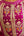 Wine Pink Anarkali Set.