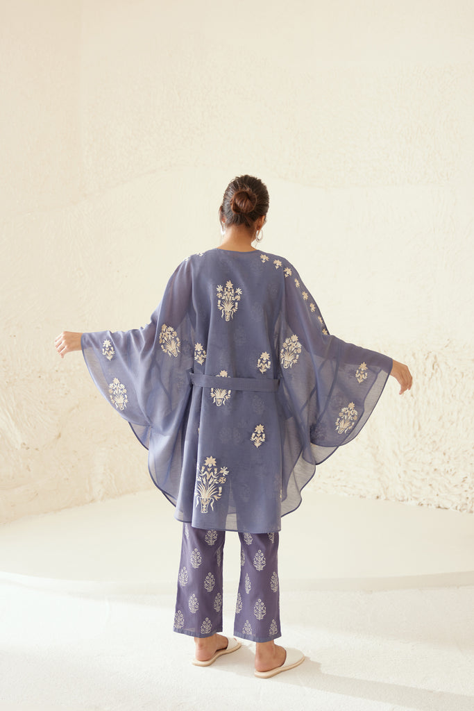 Moonlight Blue Kimono Set.