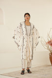Vanilla White - Beluga Black Kimono Set.