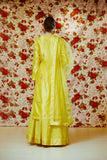 Yellow Kurta & Skirt set.