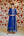 Royal Blue Anarkali Set.