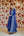 Royal Blue Anarkali Set.