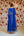 Royal Blue Anarkali Set.