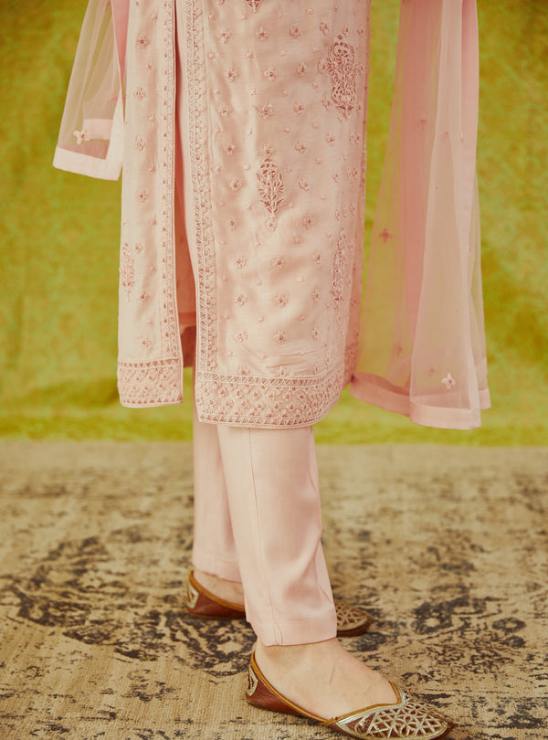 Light Pink Kurta Set.