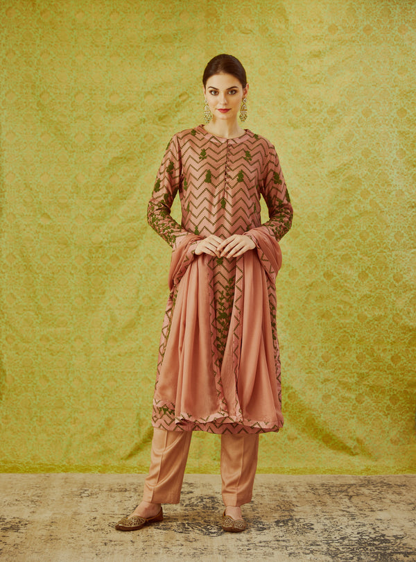 Brick Kurta Set.