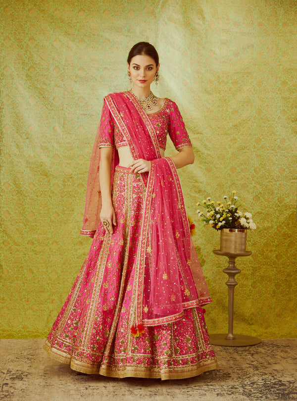 Pink Lehenga Set.