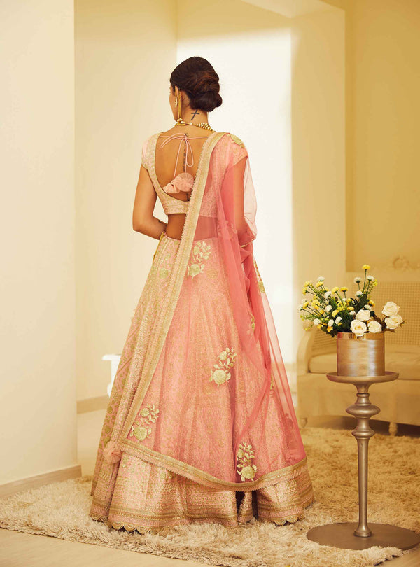 Light Pink Lehenga Set.