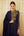 Navy Blue Anarkali Set.