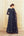 Navy Blue Anarkali Set.