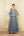 Blue Grey Anarkali Set.