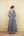 Blue Grey Anarkali Set.