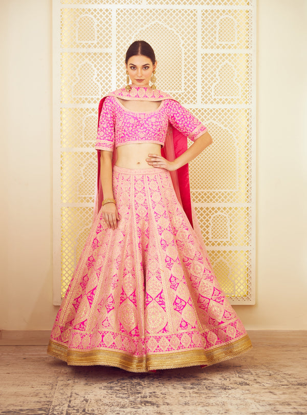 Pink Lehenga Set.