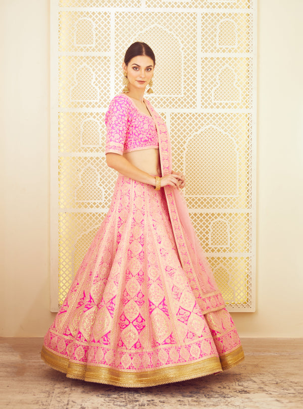 Pink Lehenga Set.