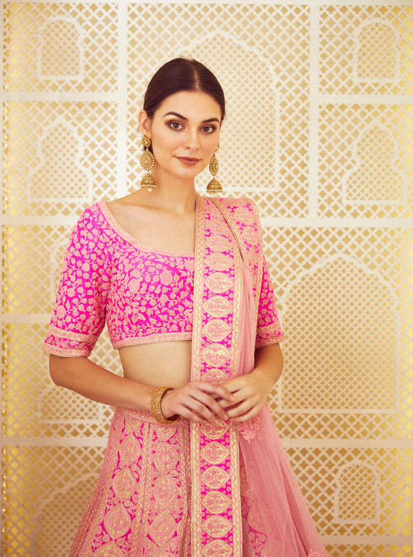 Pink Lehenga Set.