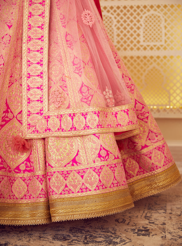 Pink Lehenga Set.