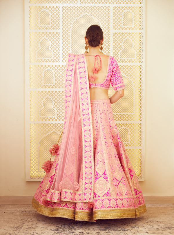 Pink Lehenga Set.