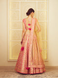 Red Pink Lehenga Set.