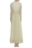 Ivory Anarkali Set as seen on Masoom Minawala.