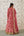Maroon Coral Kurta Skirt Set.