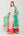 SILK KURTA SKIRT SET WITH HEAVY GOTA WORK