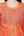 Orange Anarkali Set.