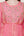 Dark Coral Pink Anarkali Set.